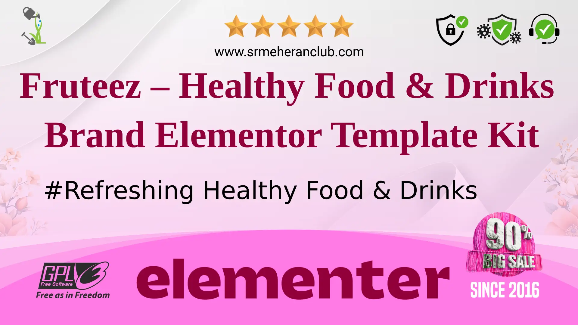 Fruteez – Healthy Food & Drinks Brand Elementor Template Kit — Elementor Kit by Themeforest