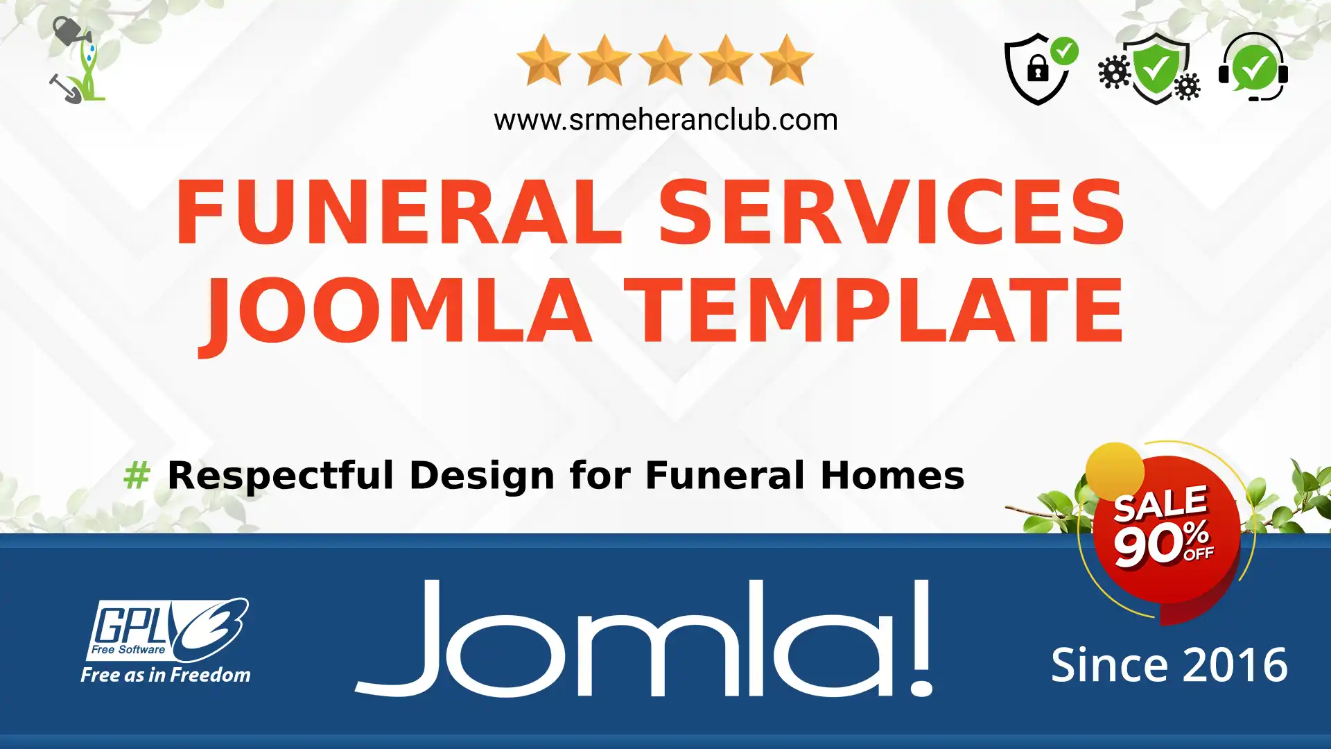 Funeral Services Joomla Template — Theme by Templatemonster