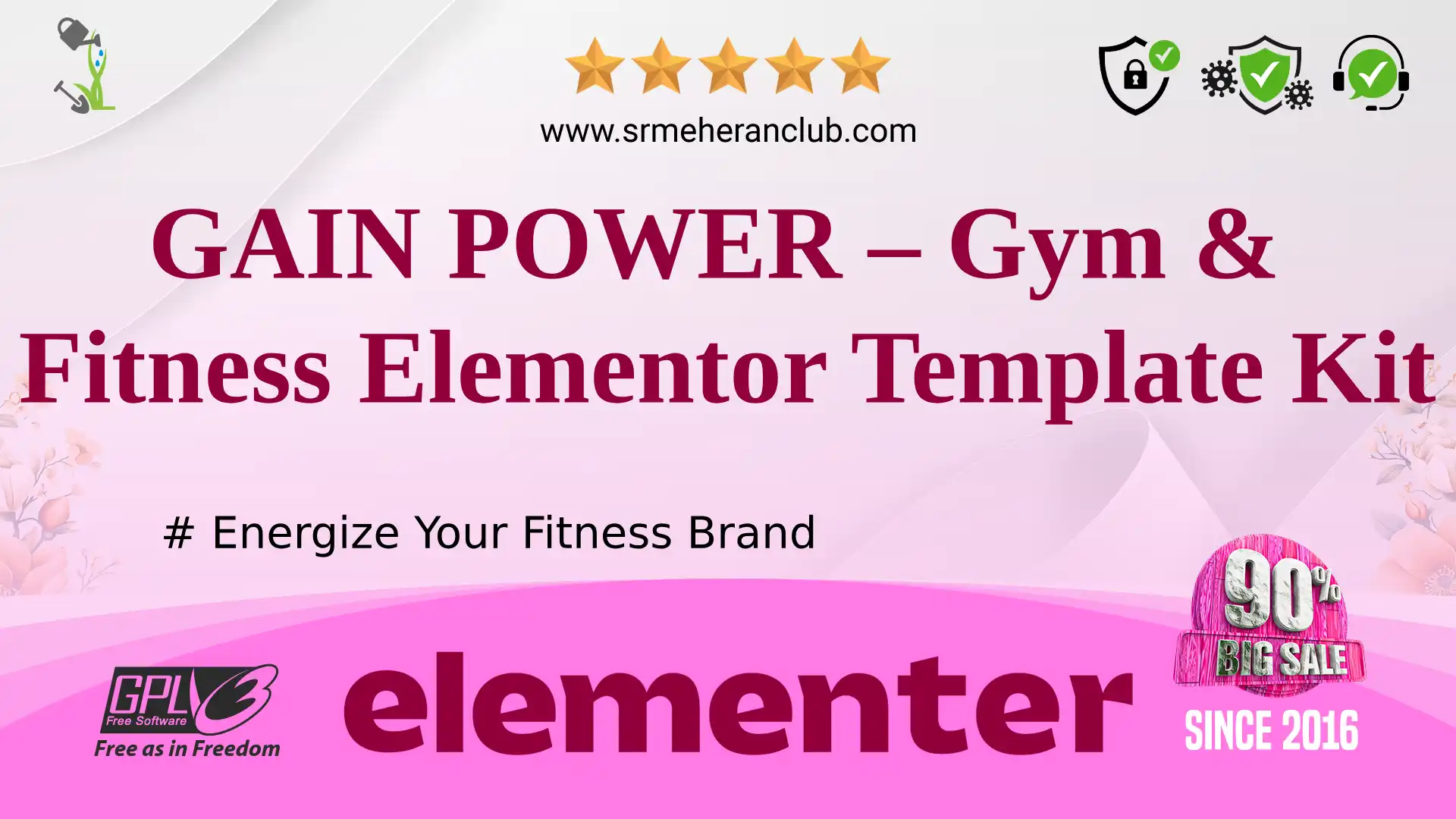 GAIN POWER – Gym & Fitness Elementor Template Kit