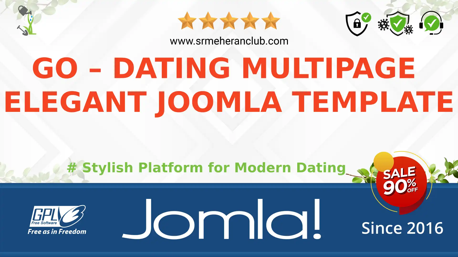 GO – Dating Multipage Elegant Joomla Template — Theme by Templatemonster