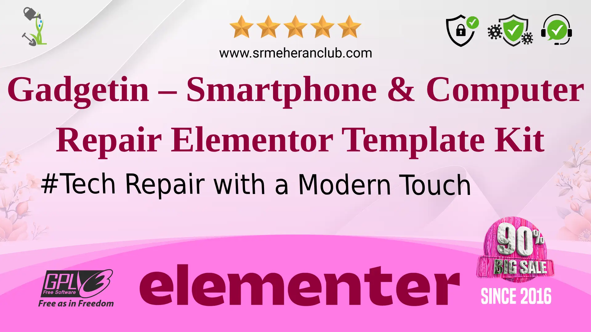 Gadgetin – Smartphone & Computer Repair Elementor Template Kit — Elementor Kit by Themeforest