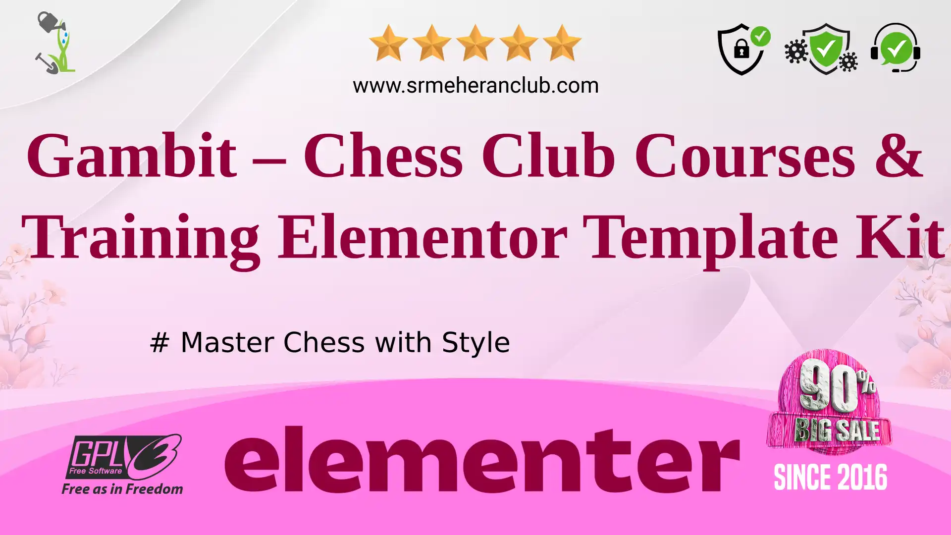 Gambit – Chess Club Courses & Training Elementor Template Kit — Elementor Kit by Themeforest