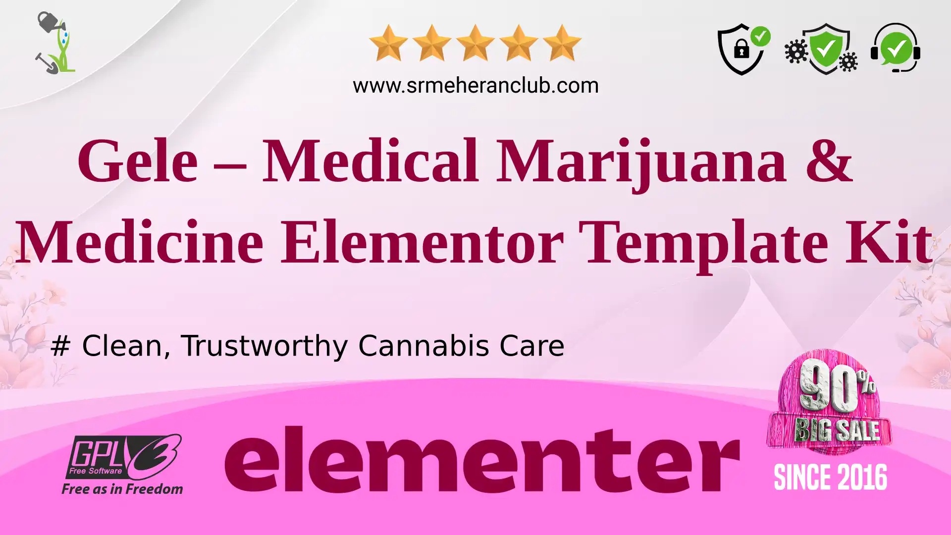Gele – Medical Marijuana & Medicine Elementor Template Kit — Elementor Kit by Themeforest