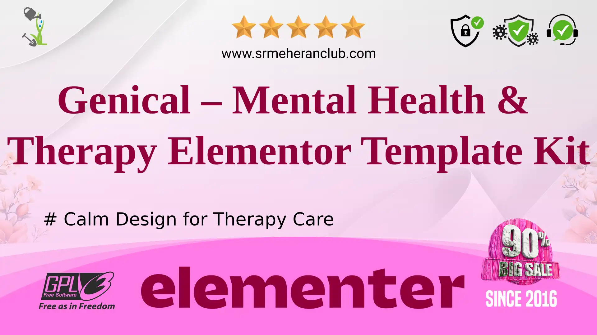 Genical – Mental Health & Therapy Elementor Template Kit