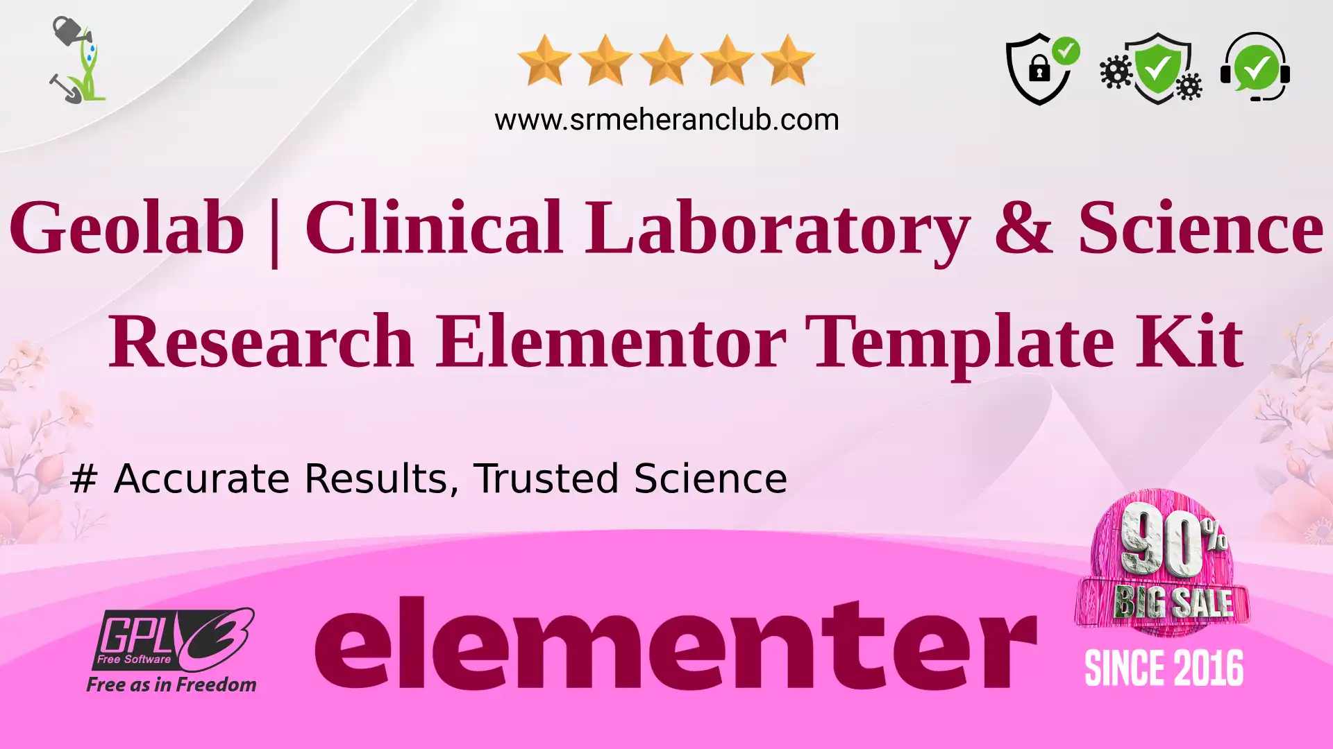 Geolab | Clinical Laboratory & Science Research Elementor Template Kit — Elementor Kit by Themeforest