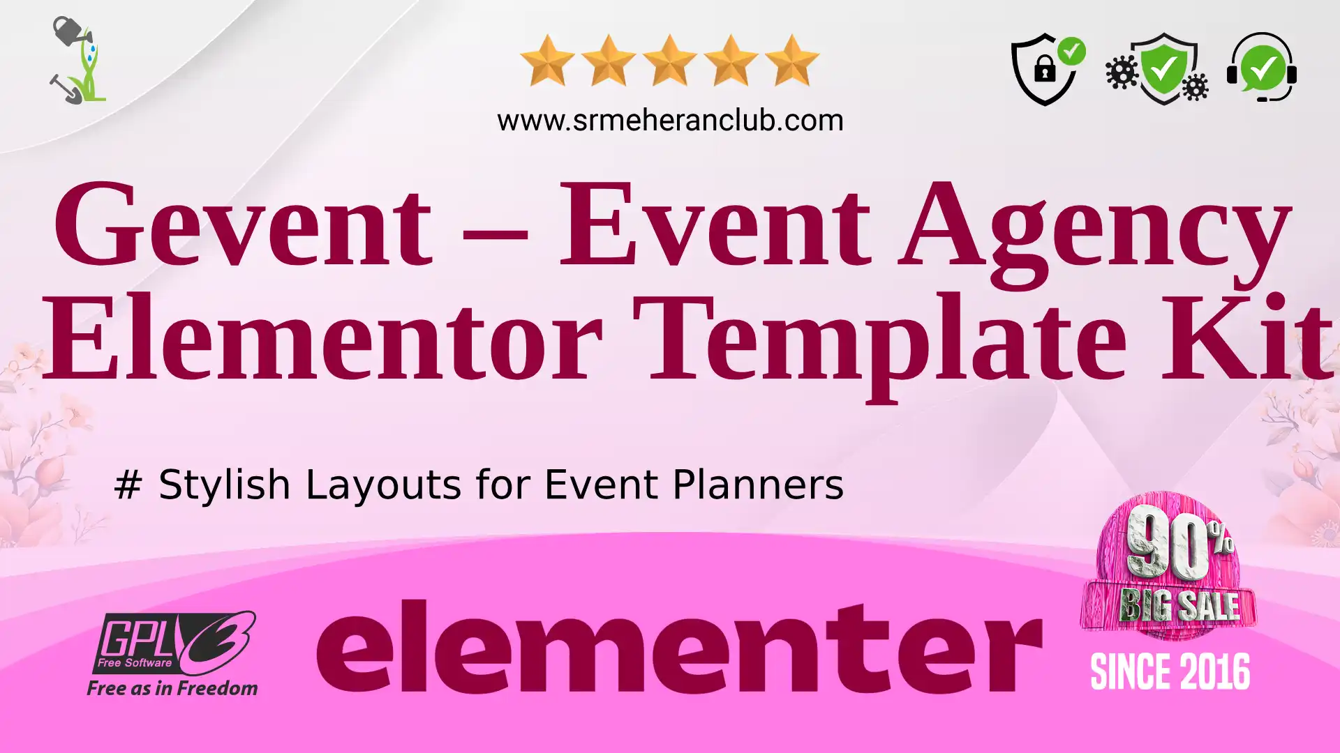 Gevent – Event Agency Elementor Template Kit