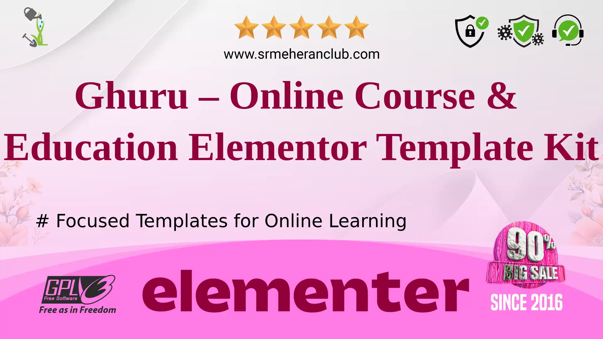 Ghuru – Online Course & Education Elementor Template Kit — Elementor Kit by Themeforest