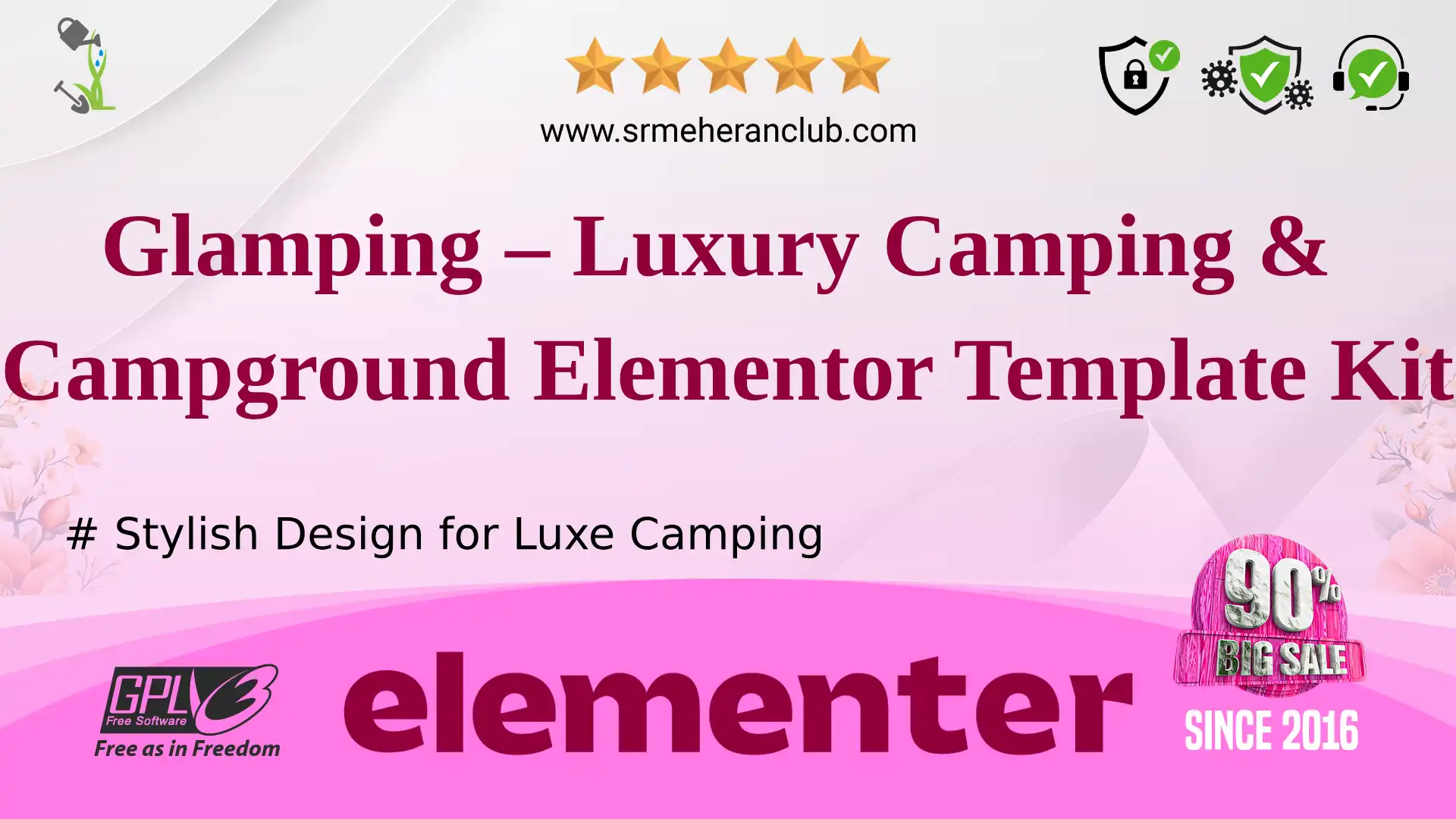 Glamping – Luxury Camping & Campground Elementor Template Kit — Elementor Kit by Themeforest