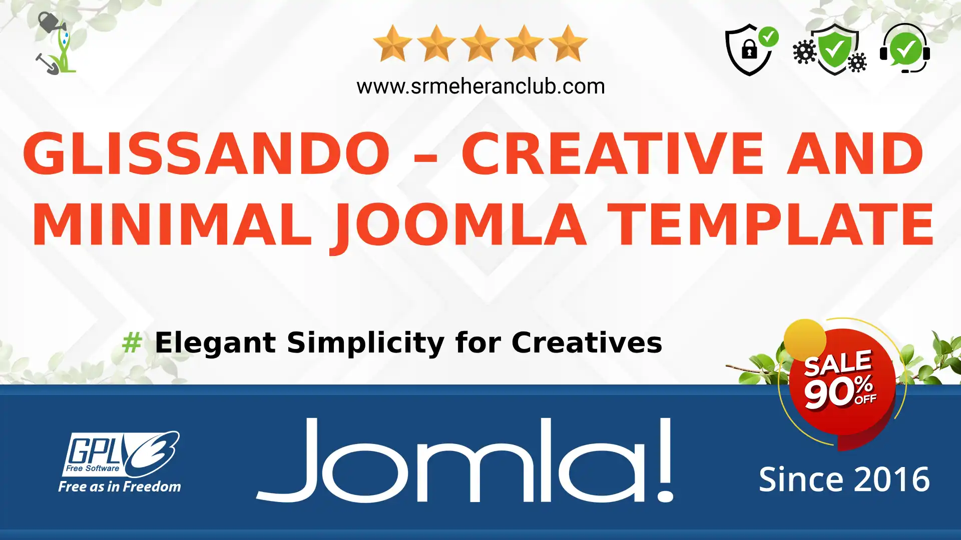 Glissando – Creative and Minimal Joomla Template — Theme by Themeforest