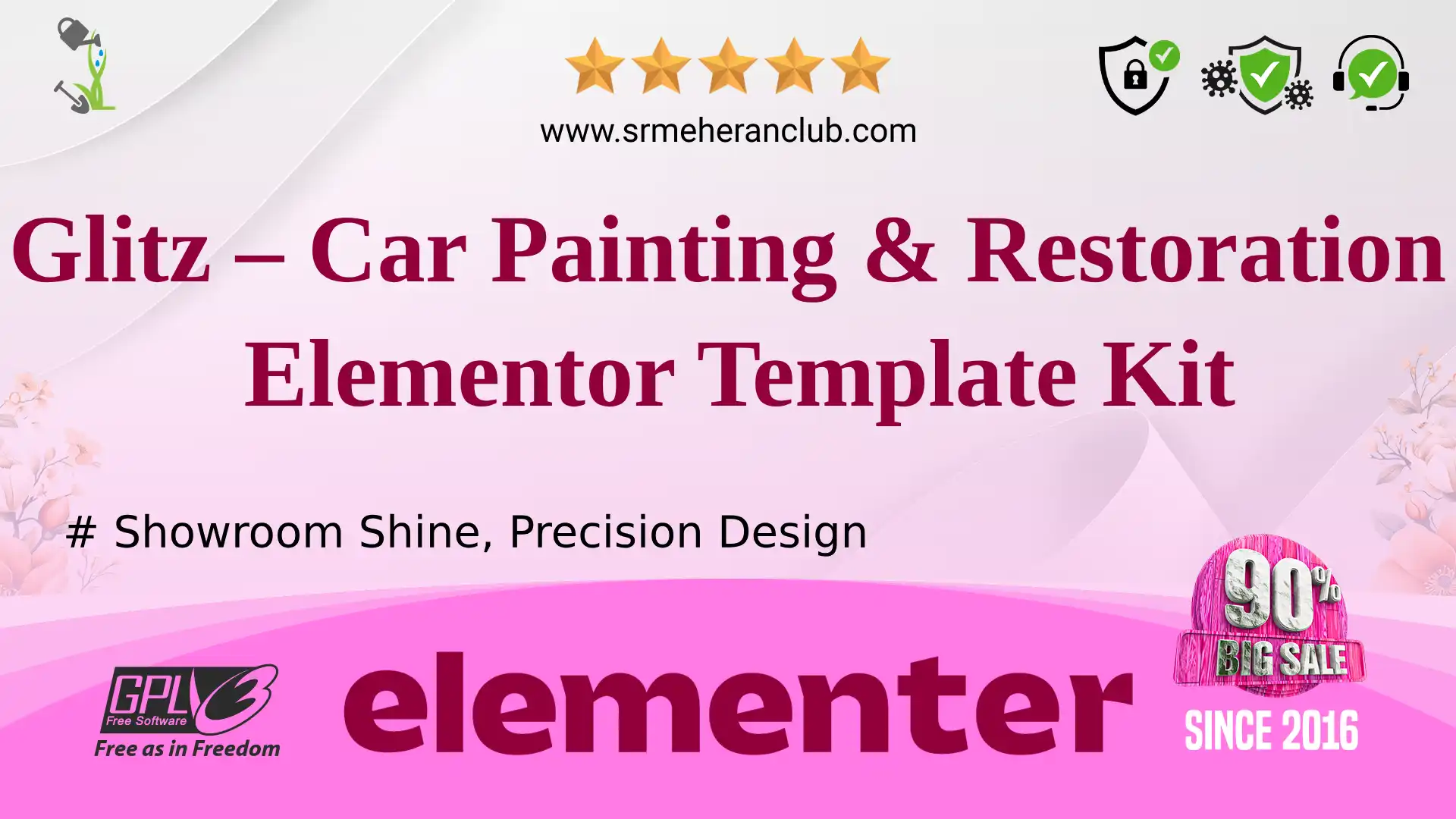 Glitz – Car Painting & Restoration Elementor Template Kit