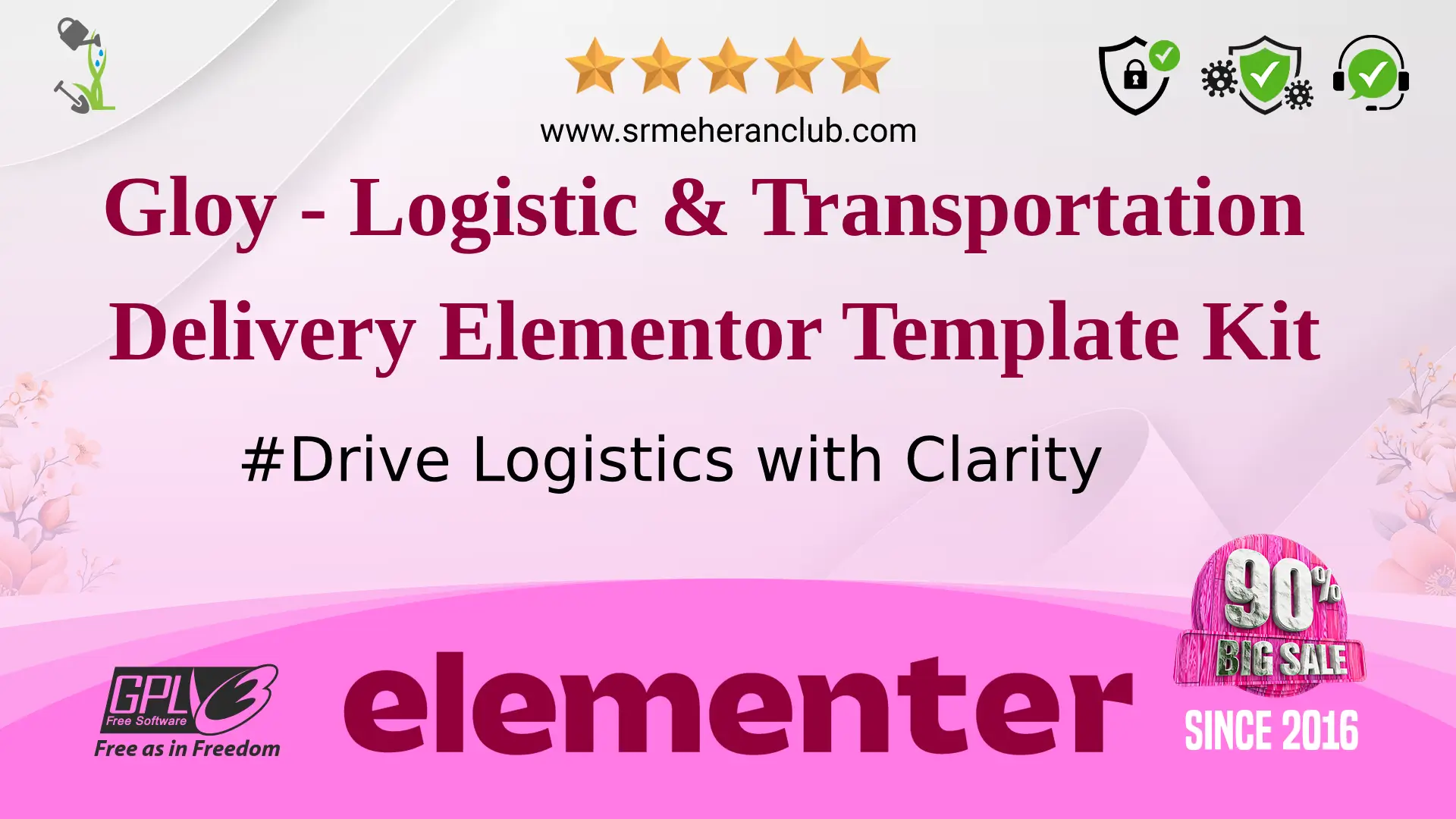 Gloy – Logistic & Transportation Delivery Elementor Template Kit