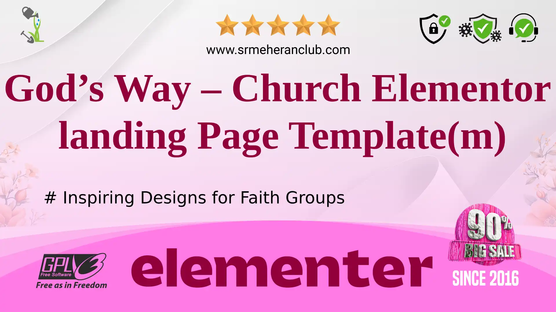 God’s Way – Church Elementor landing Page Template(m) — Elementor Kit by Templatemonster
