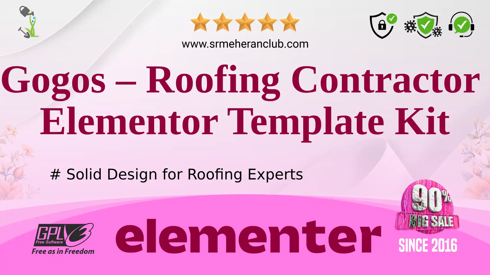 Gogos – Roofing Contractor Elementor Template Kit