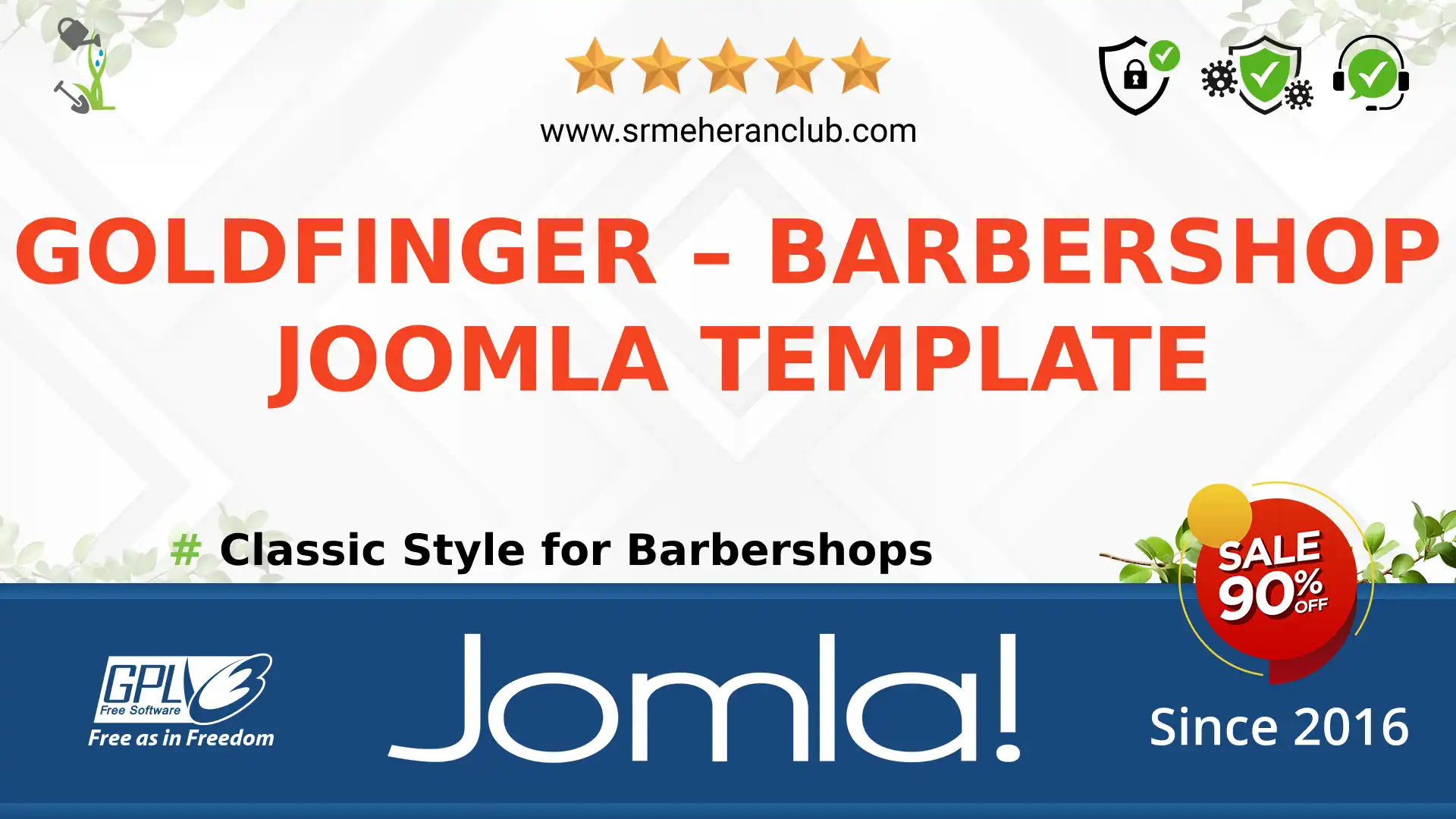 Goldfinger – Barbershop Joomla Template — Theme by Themeforest