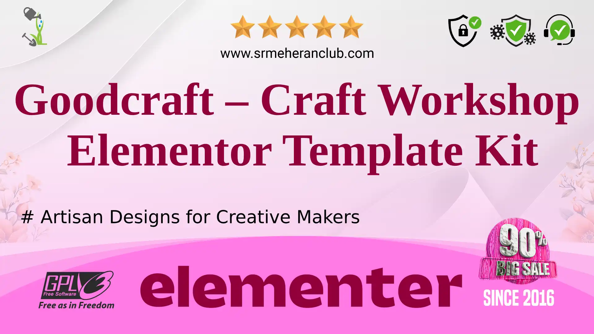 Goodcraft – Craft Workshop Elementor Template Kit — Elementor Kit by Themeforest