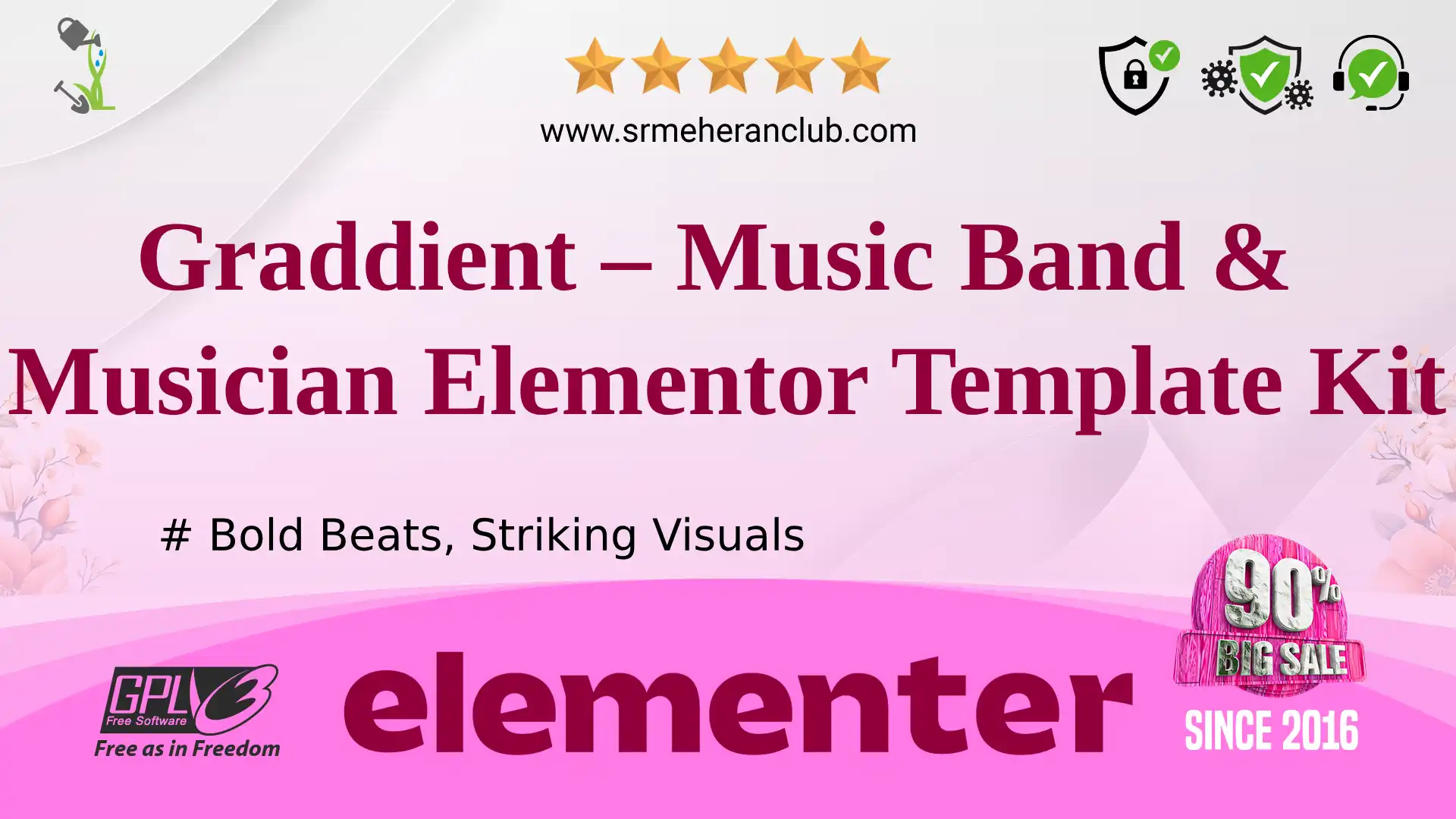 Graddient – Music Band & Musician Elementor Template Kit — Elementor Kit by Themeforest