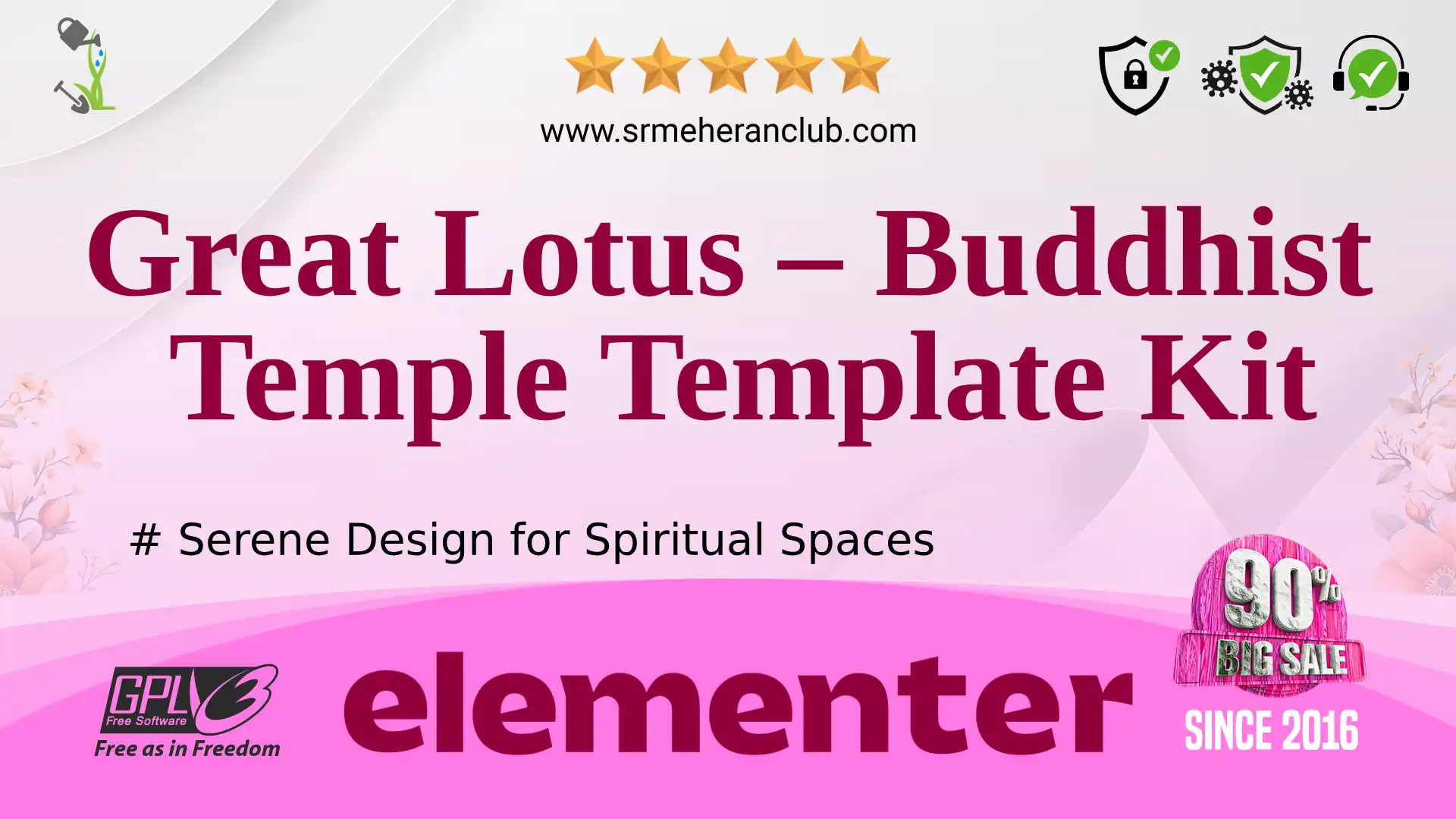 Great Lotus – Buddhist Temple Template Kit — Elementor Kit by Themeforest