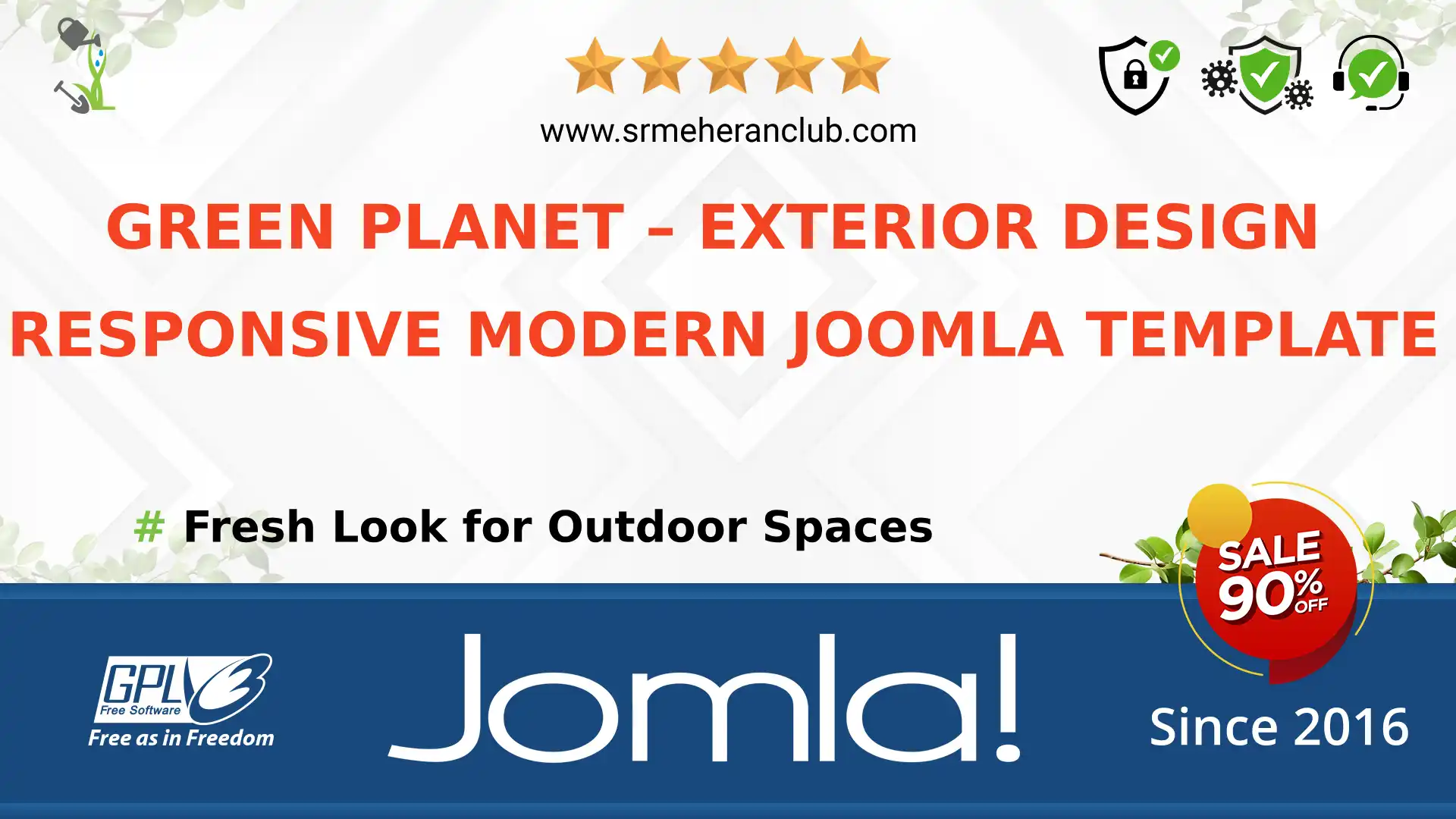 Green Planet – Exterior Design Responsive Modern Joomla Template — Theme by Templatemonster