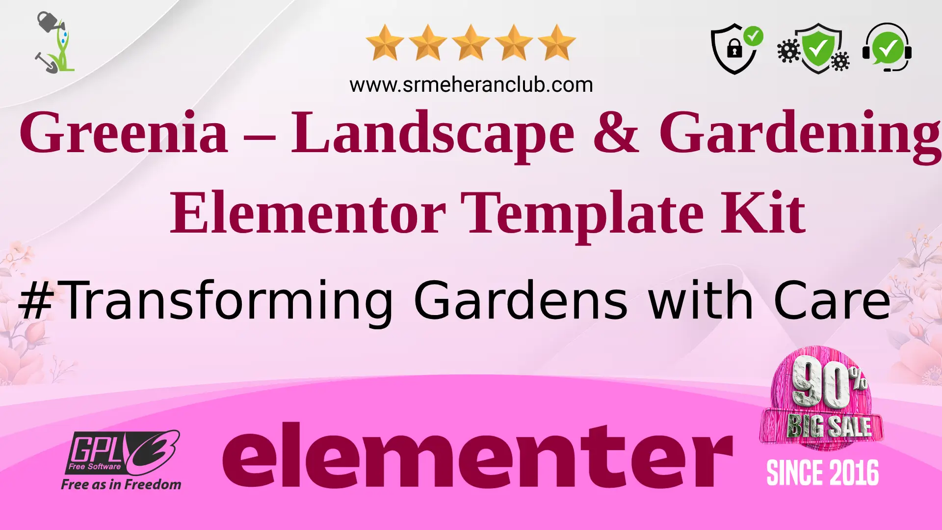 Greenia – Landscape & Gardening Elementor Template Kit