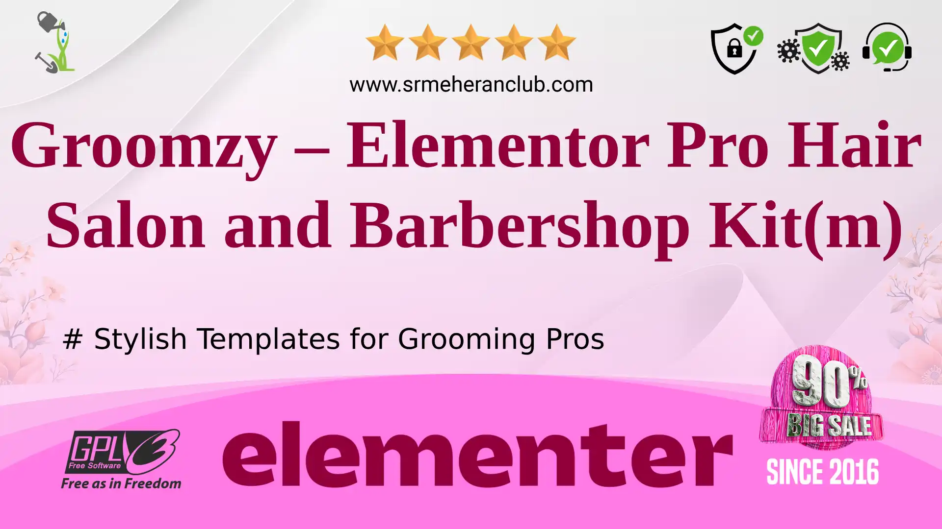 Groomzy – Elementor Pro Hair Salon and Barbershop Kit(m) — Elementor Kit by Templatemonster