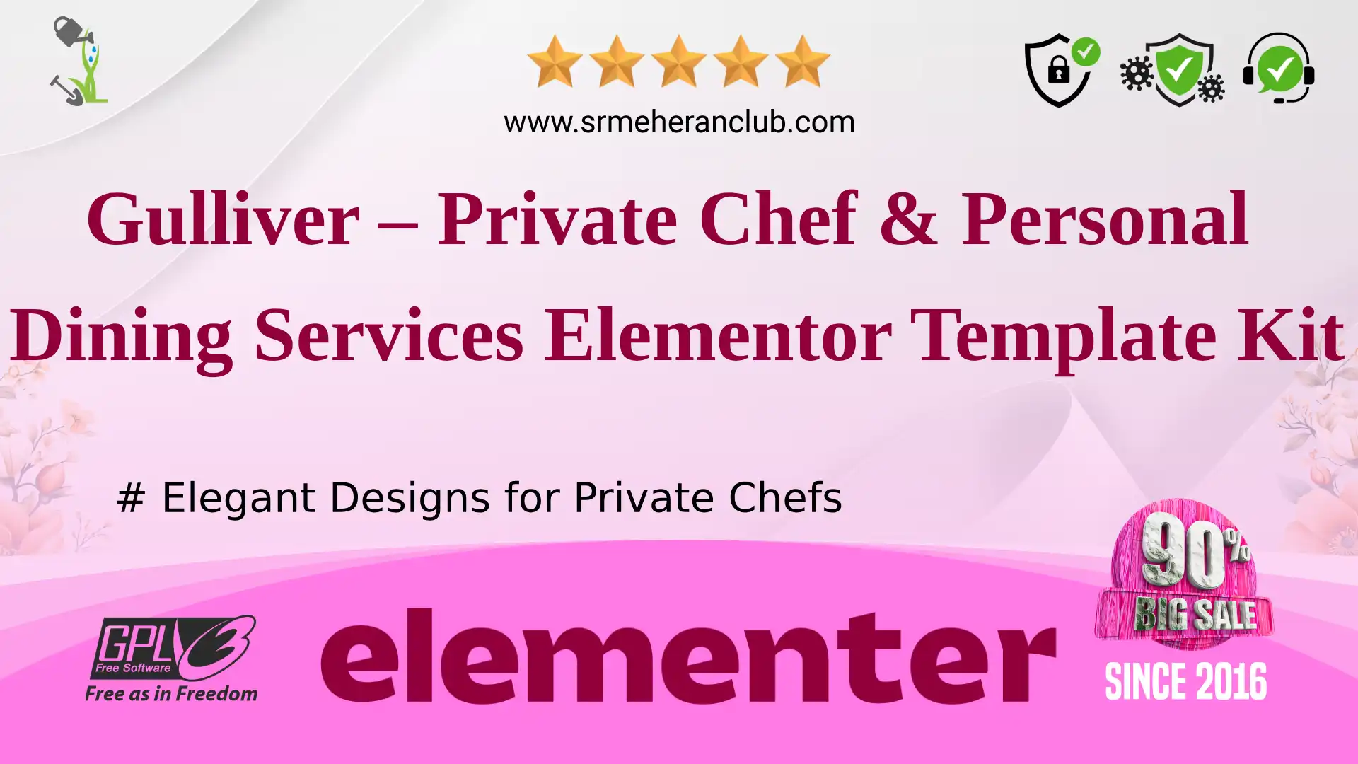 Gulliver – Private Chef & Personal Dining Services Elementor Template Kit — Elementor Kit by Themeforest