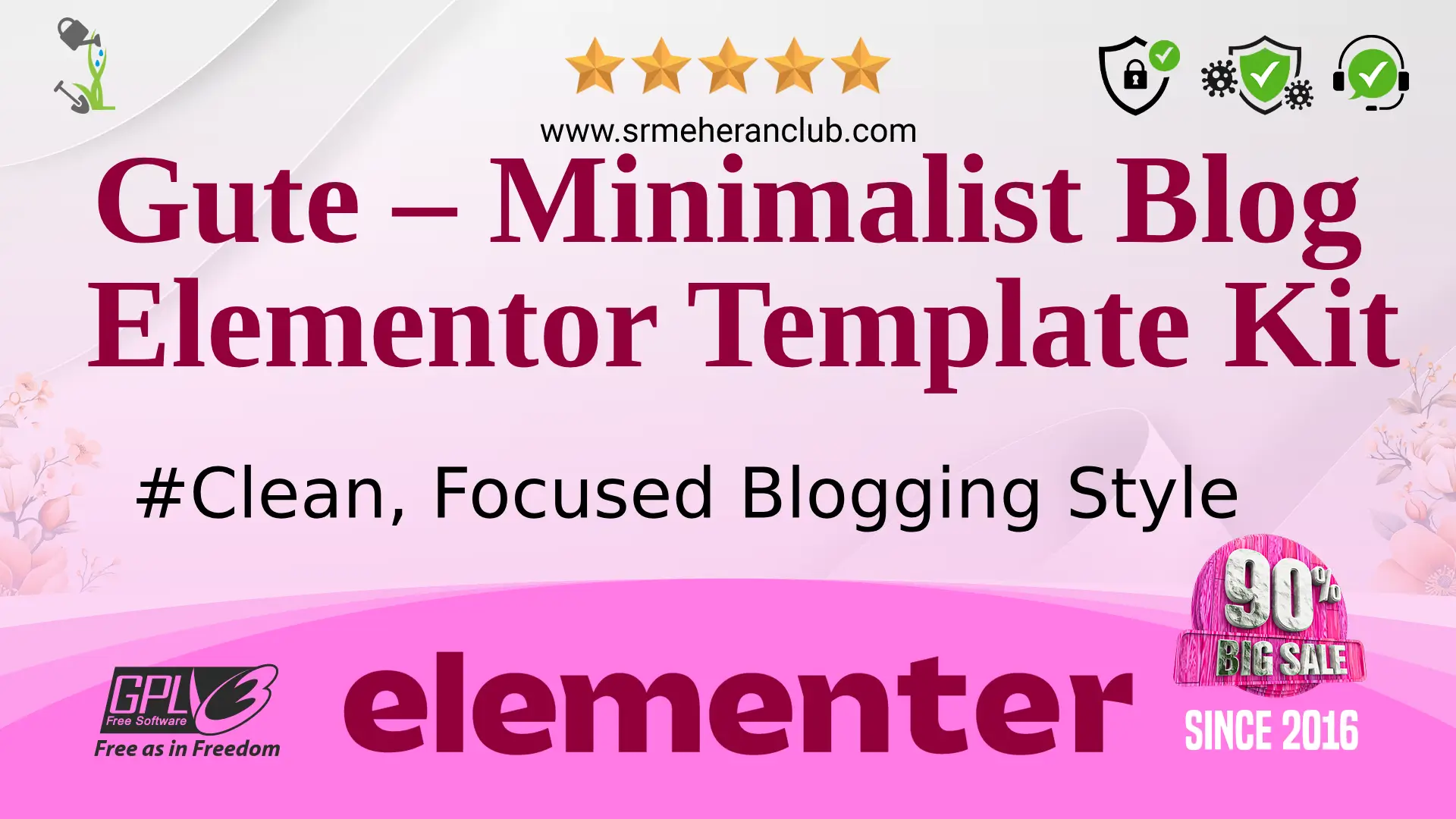 Gute – Minimalist Blog Elementor Template Kit — Elementor Kit by Themeforest