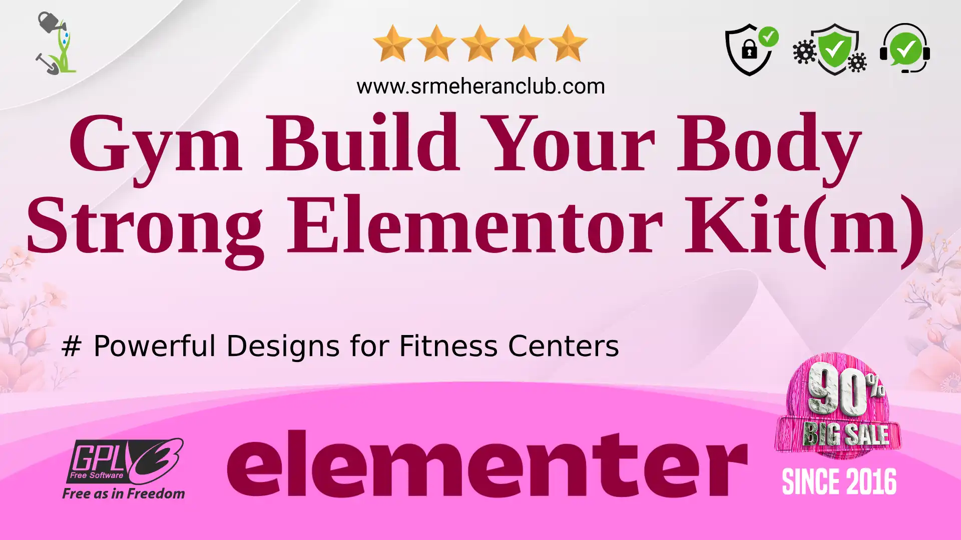 Gym Build Your Body Strong Elementor Kit(m) — Elementor Kit by Templatemonster