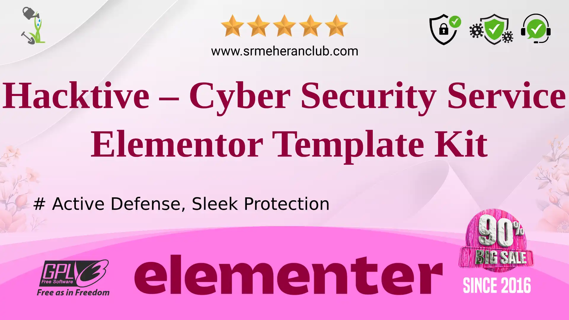 Hacktive – Cyber Security Service Elementor Template Kit — Elementor Kit by Themeforest