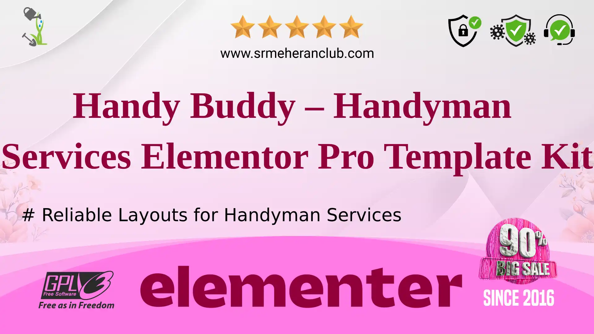 Handy Buddy – Handyman Services Elementor Pro Template Kit — Elementor Kit by Themeforest