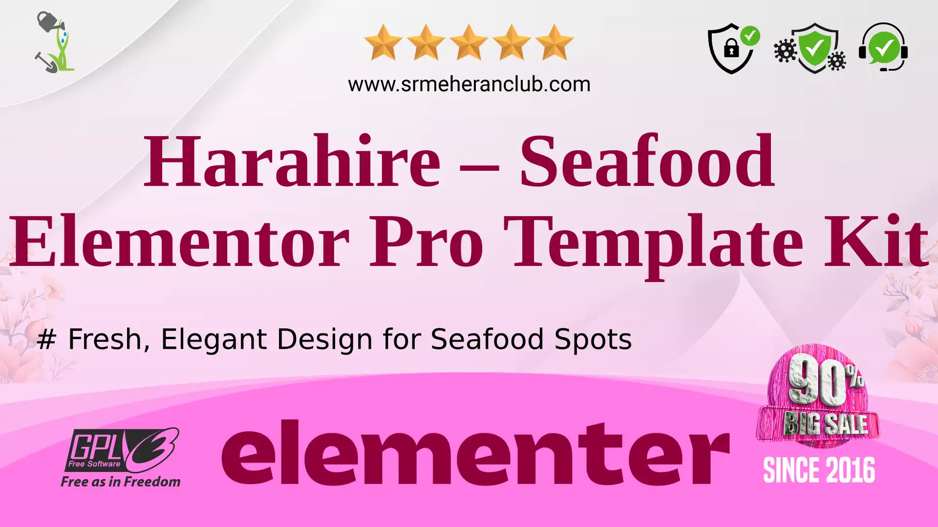 Harahire – Seafood Elementor Pro Template Kit — Elementor Kit by Themeforest