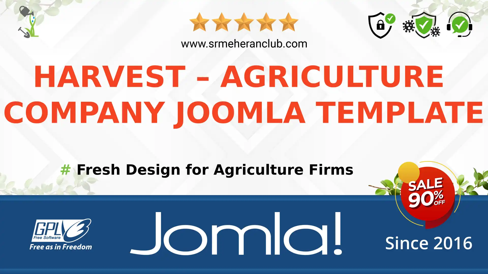 Harvest – Agriculture company Joomla Template — Theme by Templatemonster