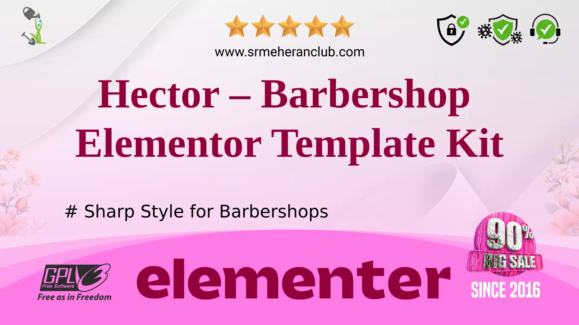 Hector – Barbershop Elementor Template Kit — Elementor Kit by Themeforest