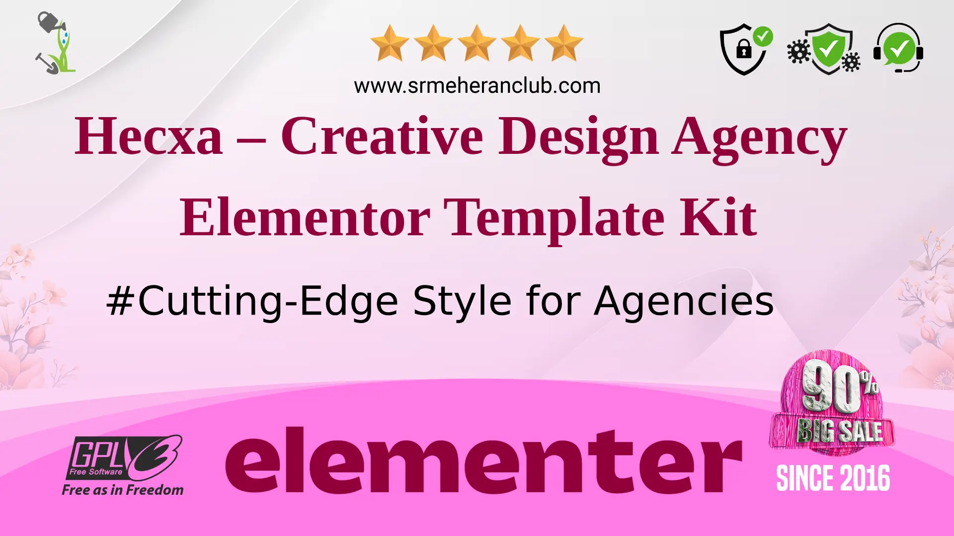 Hecxa – Creative Design Agency Elementor Template Kit