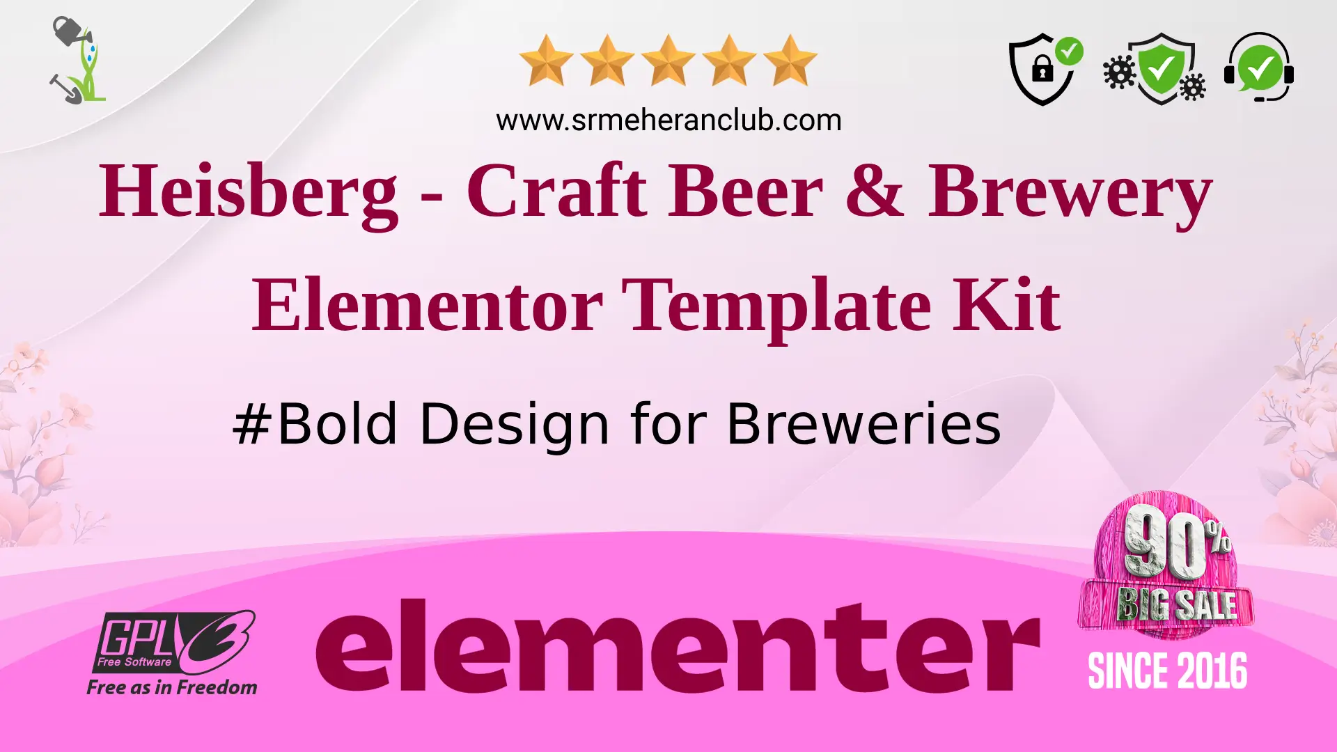 Heisberg – Craft Beer & Brewery Elementor Template Kit