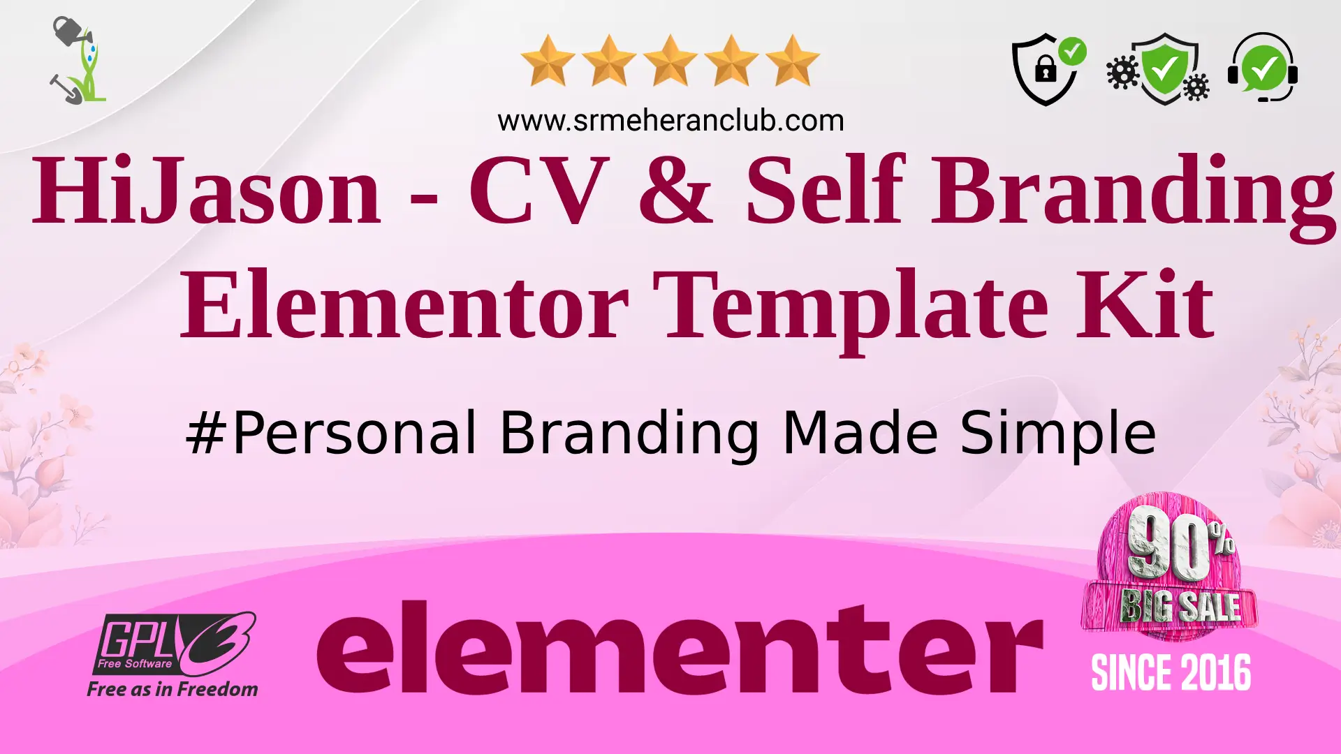 HiJason – CV & Self Branding Elementor Template Kit — Elementor Kit by Themeforest