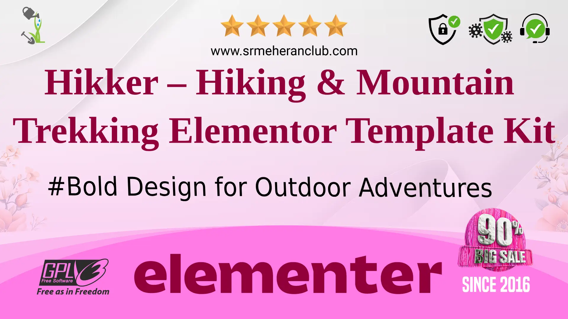 Hikker – Hiking & Mountain Trekking Elementor Template Kit — Elementor Kit by Themeforest