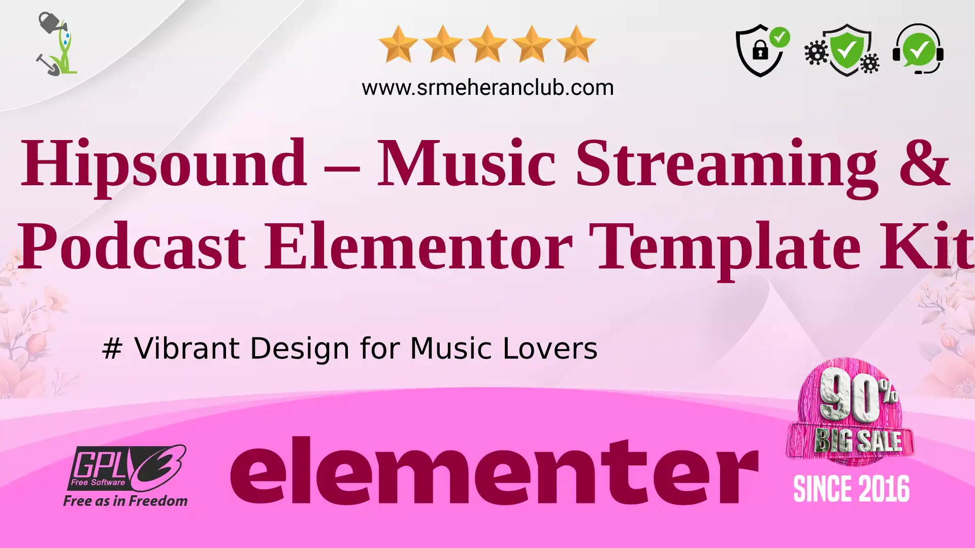 Hipsound – Music Streaming & Podcast Elementor Template Kit — Elementor Kit by Themeforest