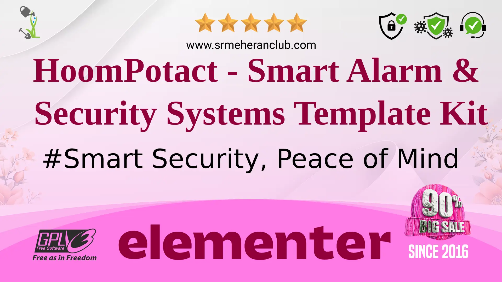 HoomPotact – Smart Alarm & Security Systems Template Kit — Elementor Kit by Themeforest