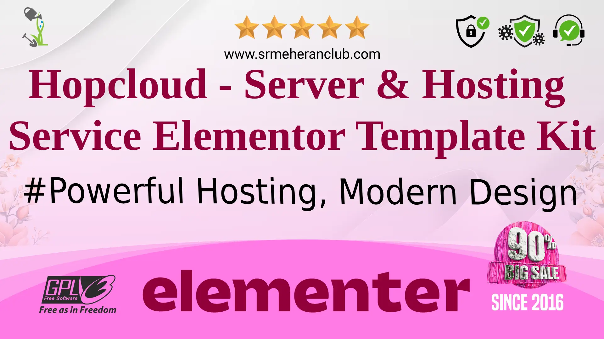 Hopcloud – Server & Hosting Service Elementor Template Kit — Elementor Kit by Themeforest