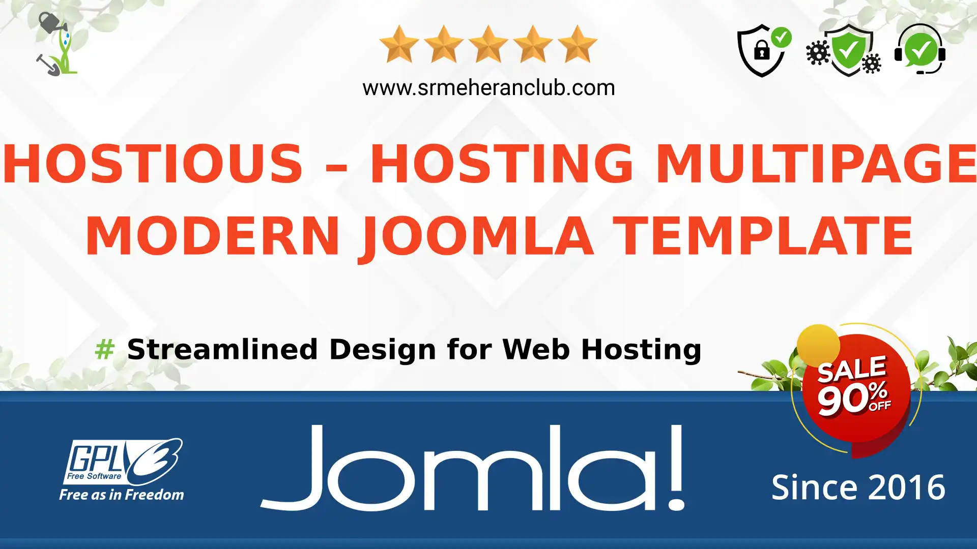 Hostious – Hosting Multipage Modern Joomla Template — Theme by Templatemonster
