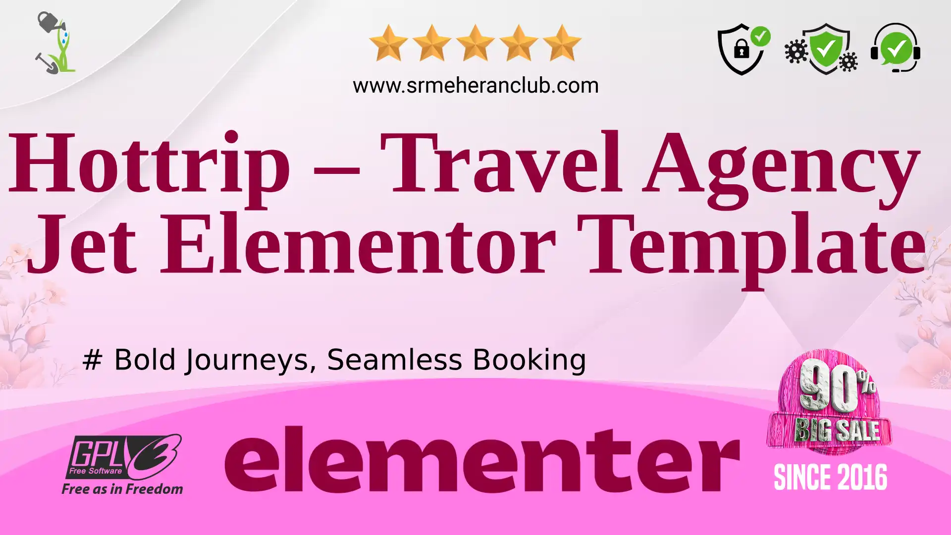Hottrip – Travel Agency Jet Elementor Template