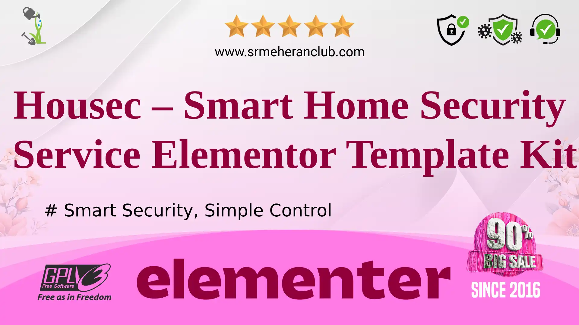 Housec – Smart Home Security Service Elementor Template Kit — Elementor Kit by Themeforest