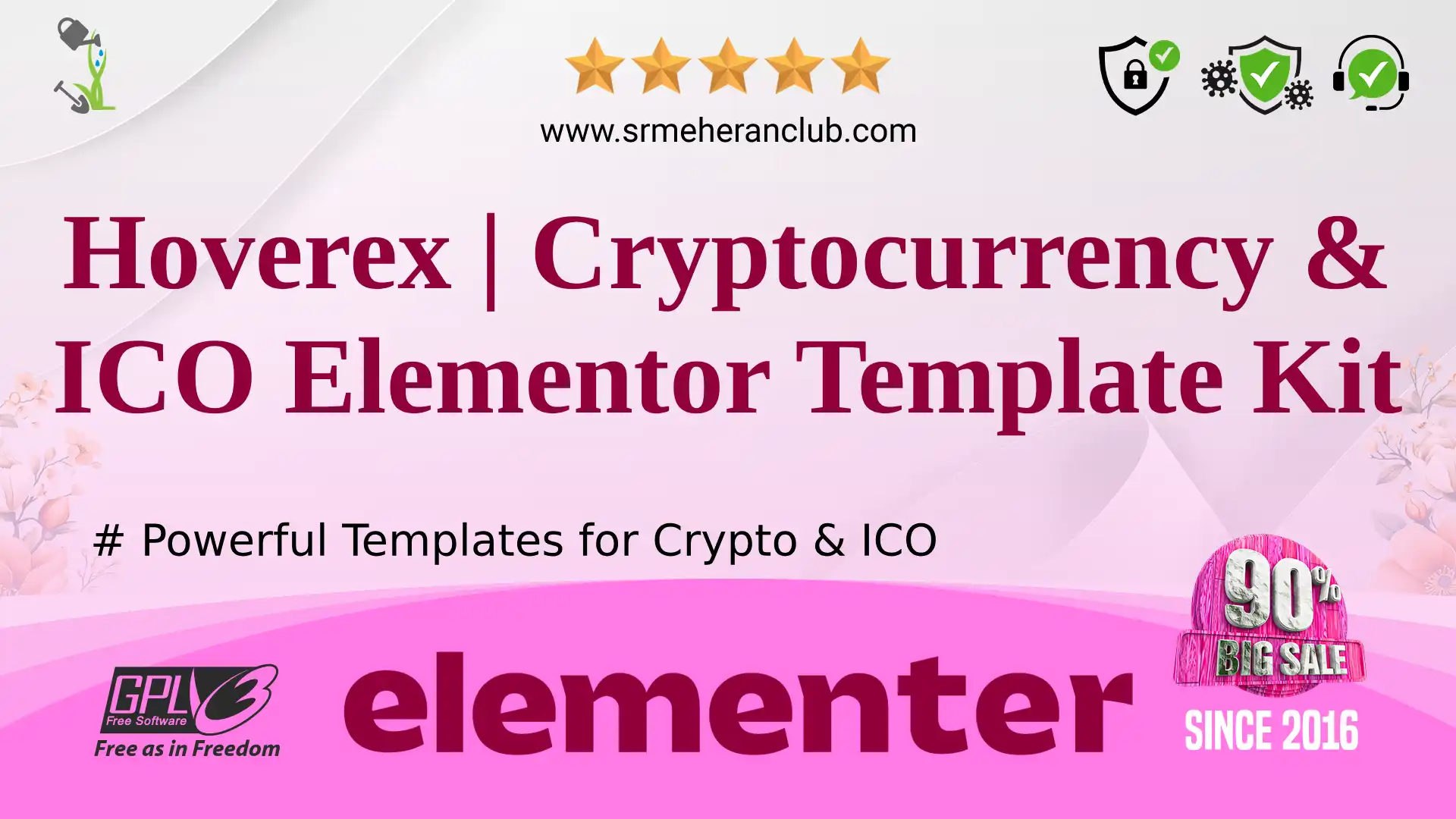 Hoverex | Cryptocurrency & ICO Elementor Template Kit — Elementor Kit by Themeforest