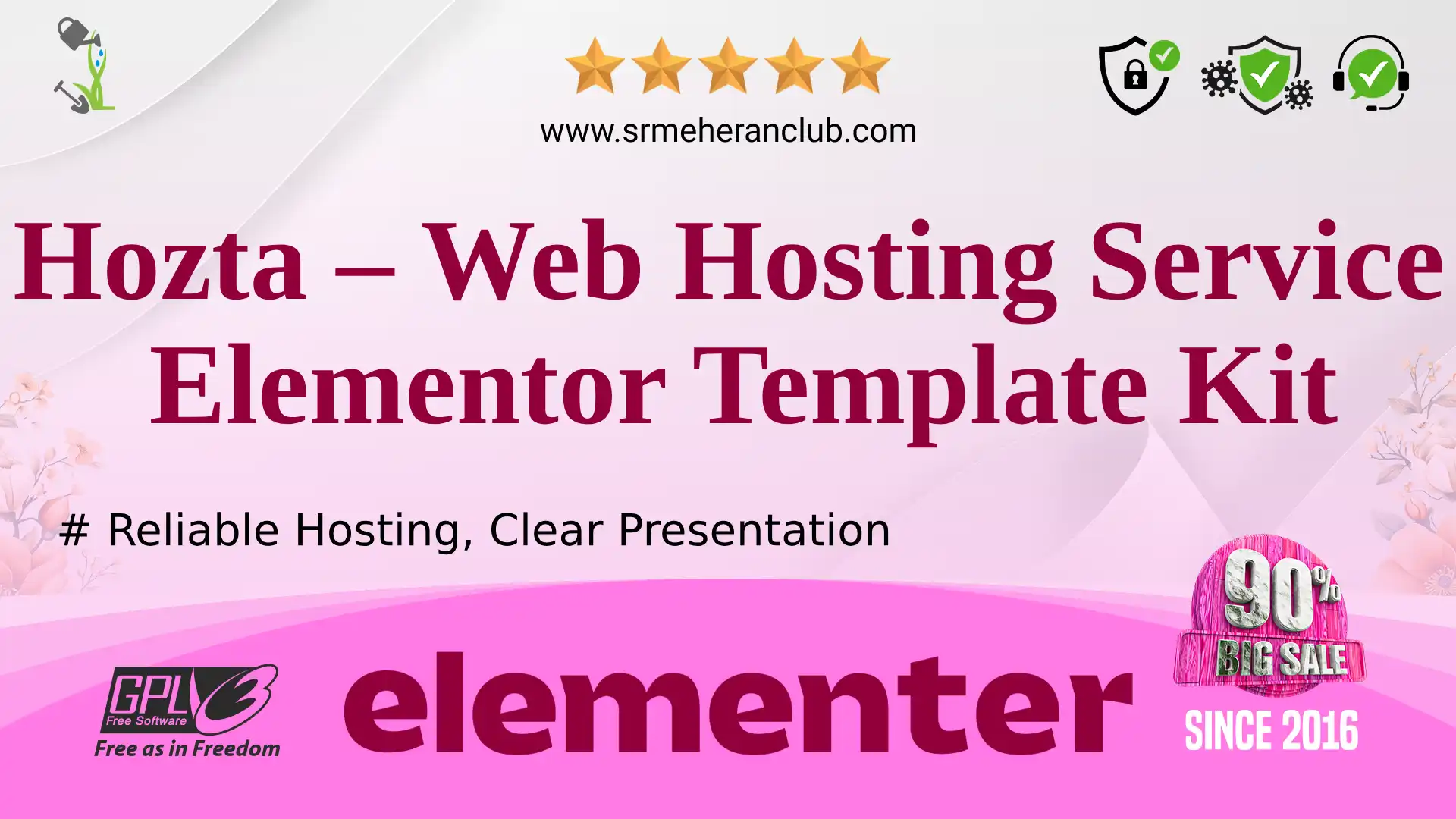 Hozta – Web Hosting Service Elementor Template Kit — Elementor Kit by Themeforest