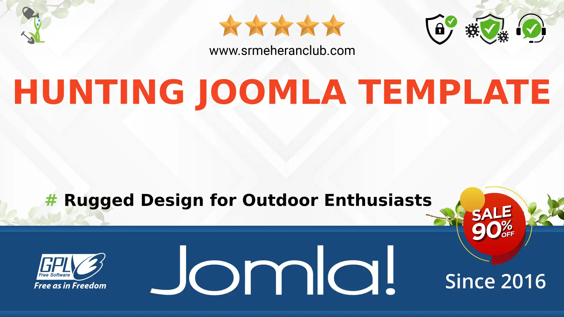Hunting Joomla Template — Theme by Templatemonster