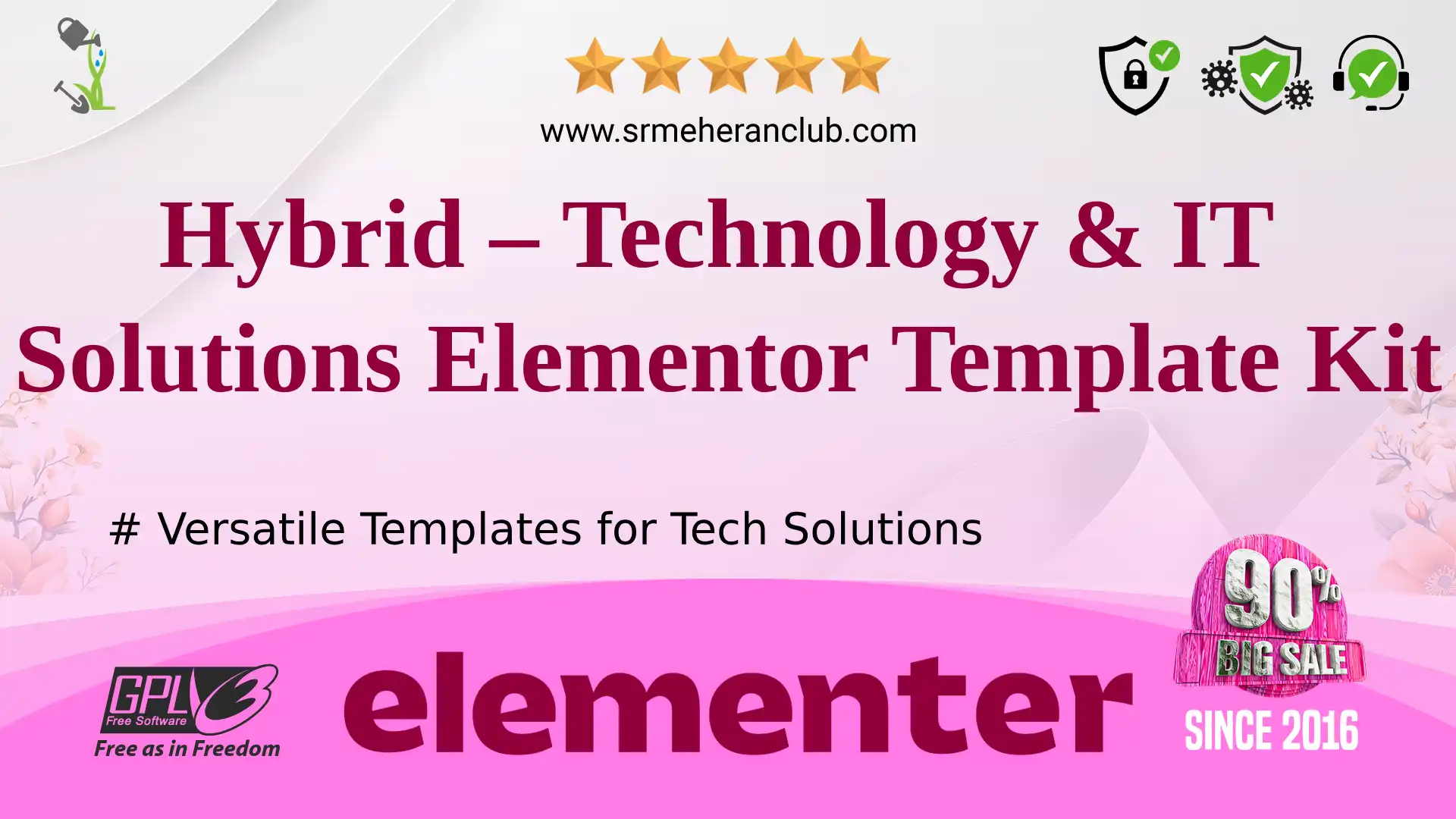 Hybrid – Technology & IT Solutions Elementor Template Kit