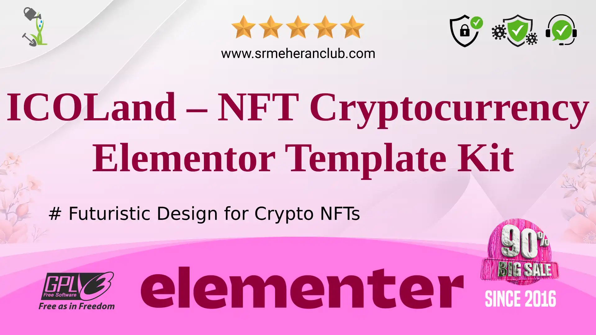 ICOLand – NFT Cryptocurrency Elementor Template Kit — Elementor Kit by Themeforest