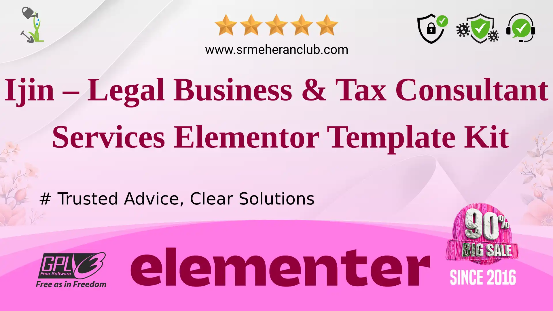Ijin – Legal Business & Tax Consultant Services Elementor Template Kit — Elementor Kit by Themeforest