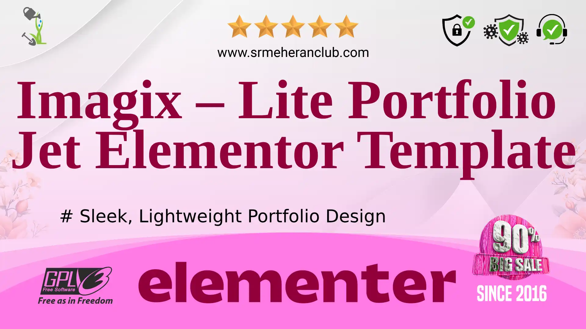 Imagix – Lite Portfolio Jet Elementor Template — Elementor Kit by Templatemonster