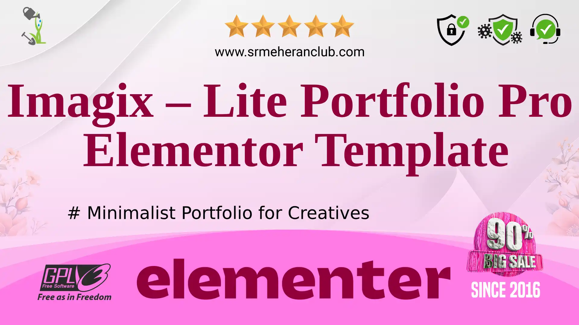 Imagix – Lite Portfolio Pro Elementor Template — Elementor Kit by Templatemonster